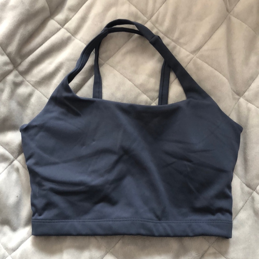 Alphalete Dark Gray Sports Bra